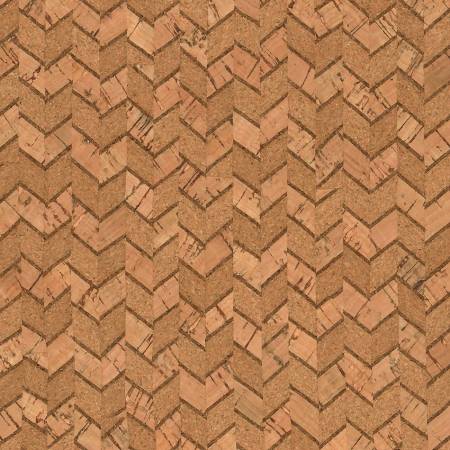 Pro Lite Natural Chevron Cork 1/2 yard