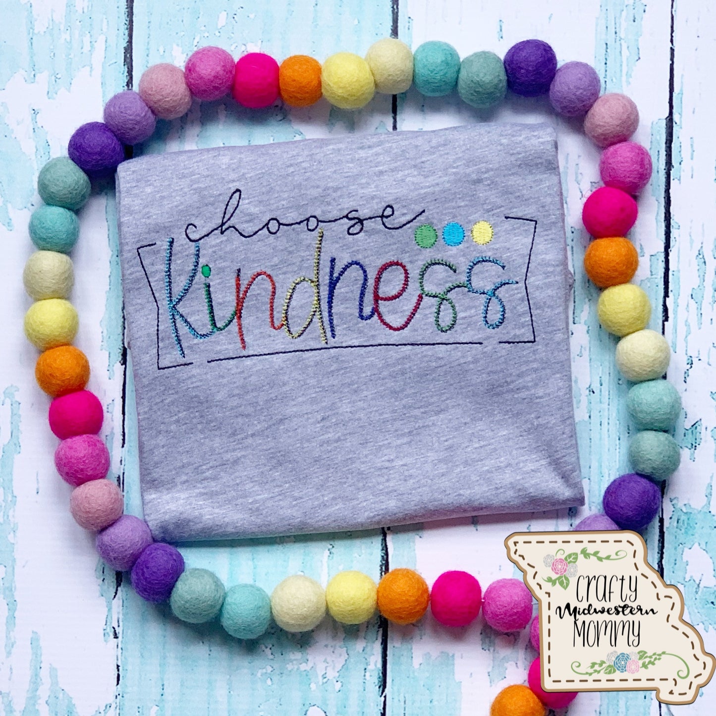 Choose Kindness Youth Embroidered Shirt