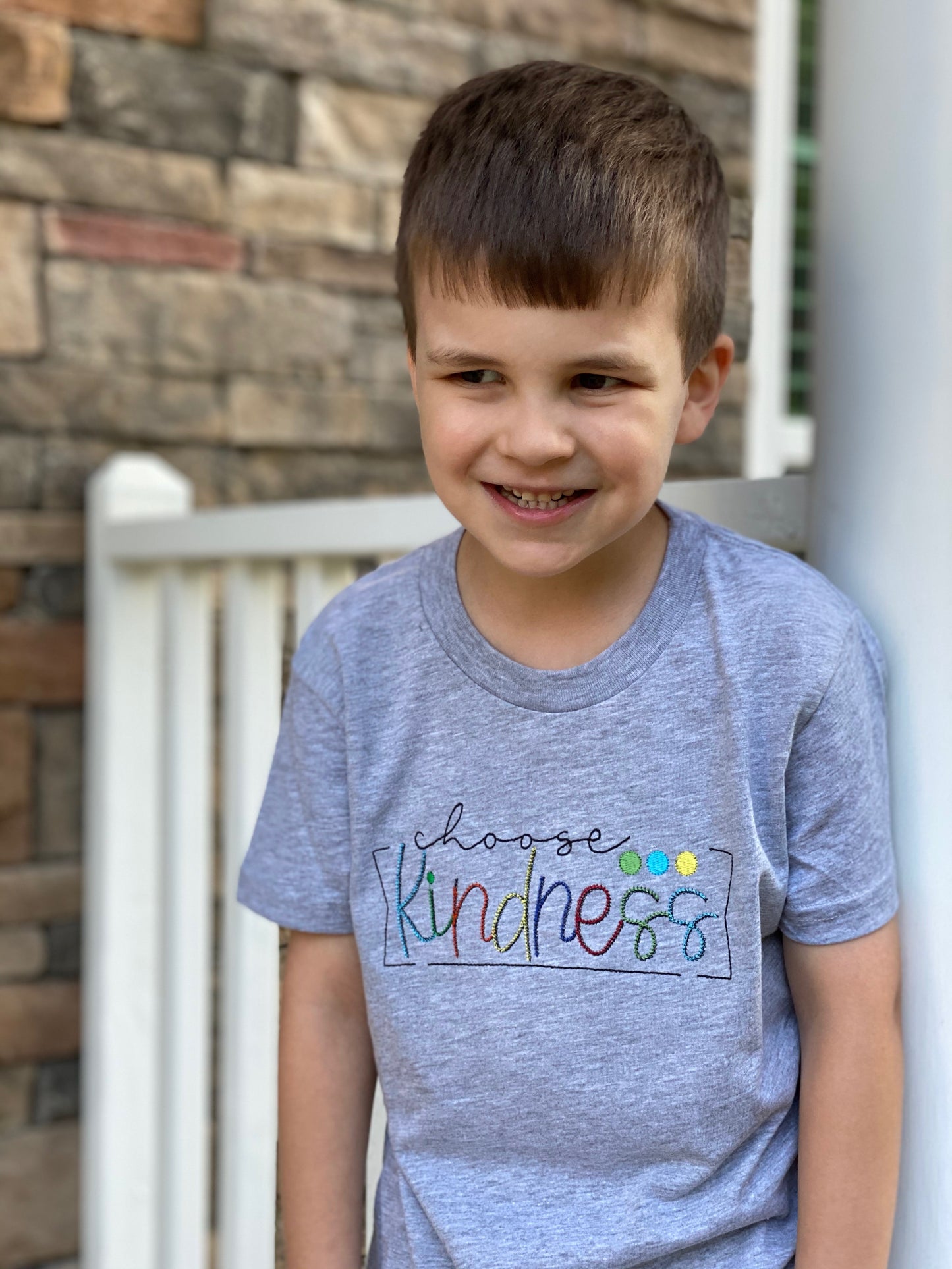Choose Kindness Youth Embroidered Shirt