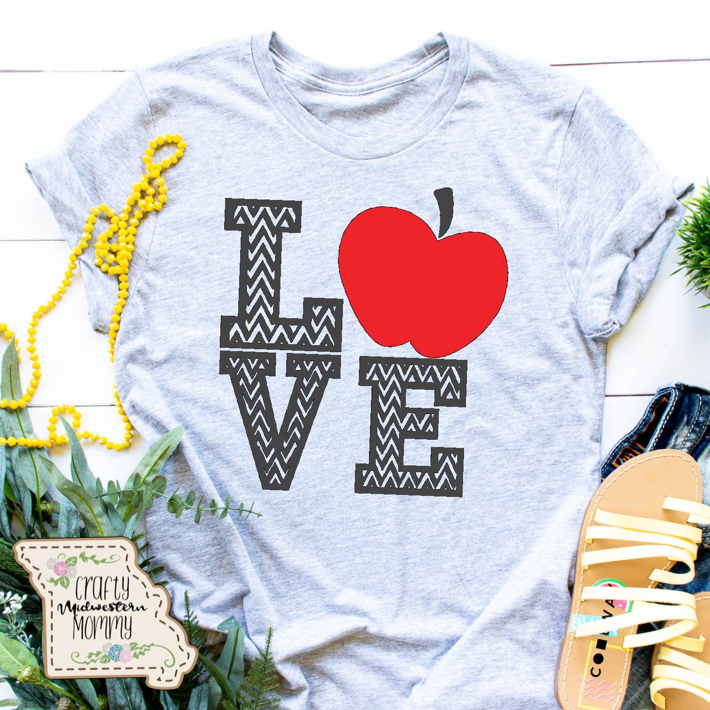 Teacher LOVE Adult Graphic Tee