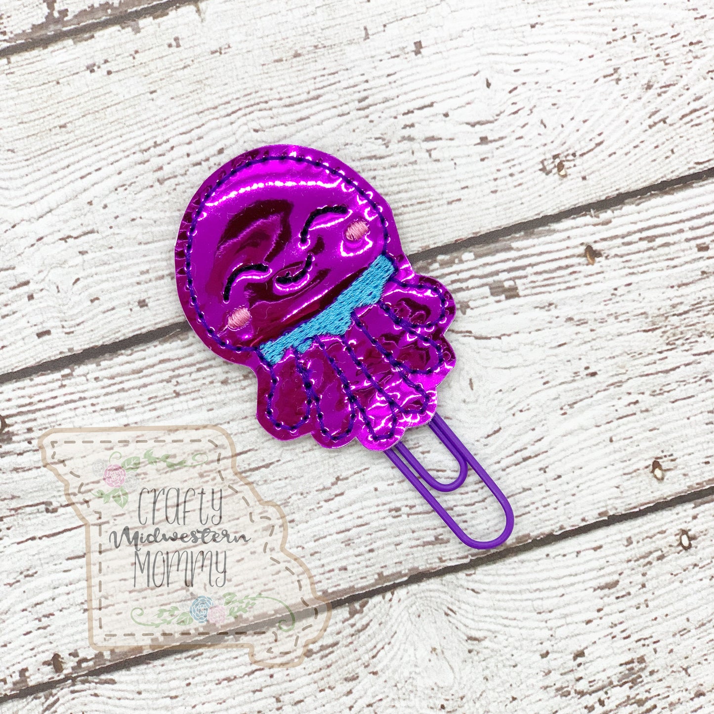 Octopus and Flamingo Planner Clip