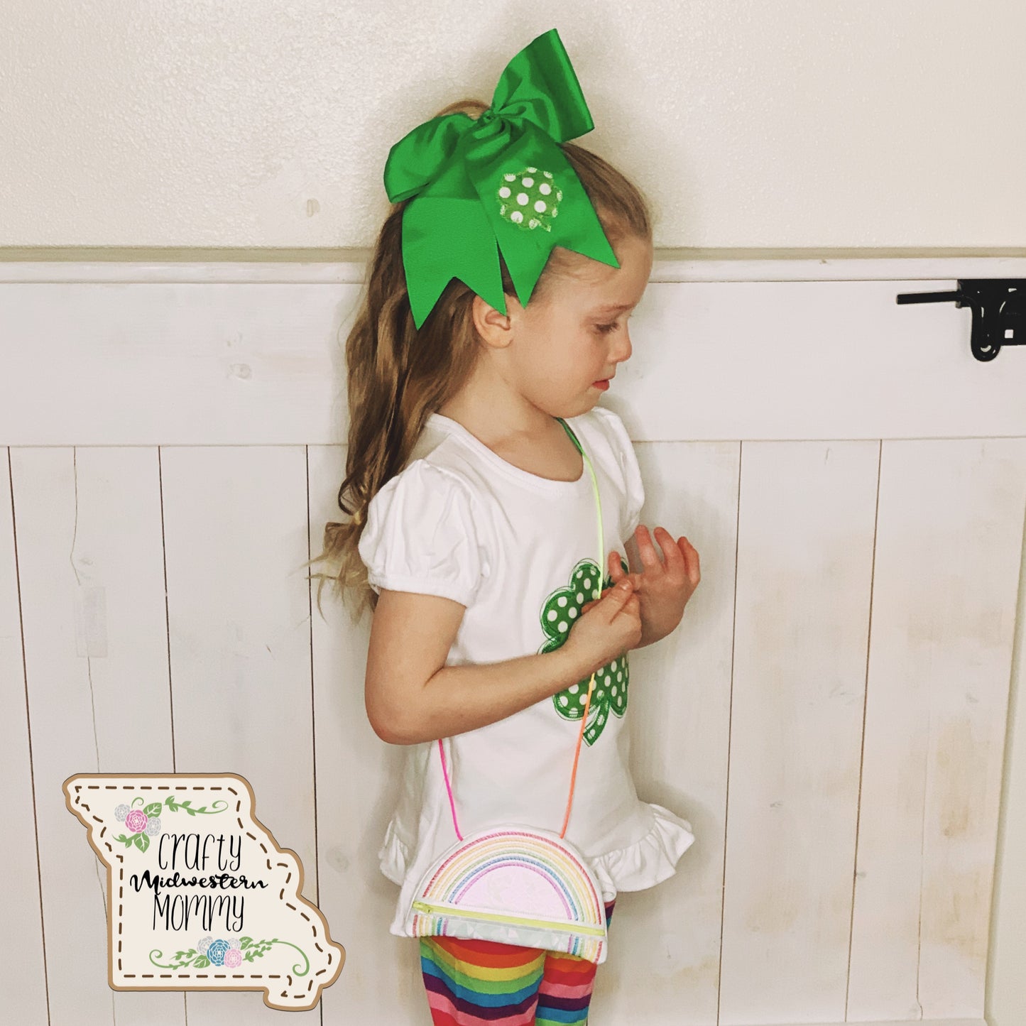 Shamrock Youth Applique Tee