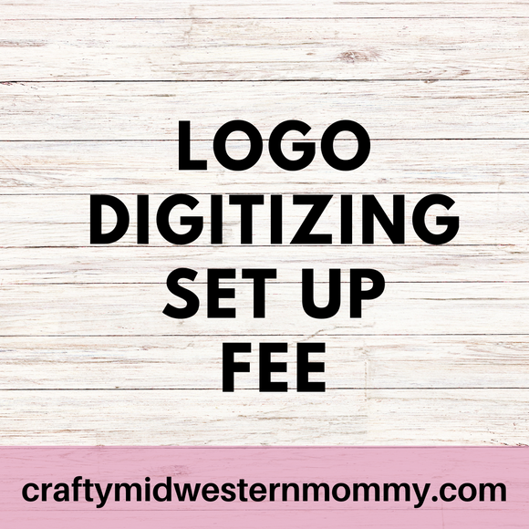 Logo Digitizing and Set Up Fee