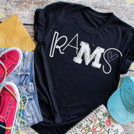 Rams Mascot Tee