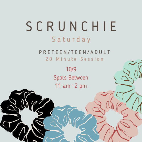 Scrunchie Saturday Sewing Class