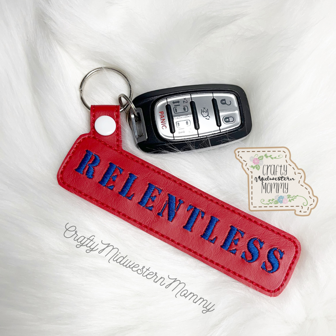 Relentless Keychain