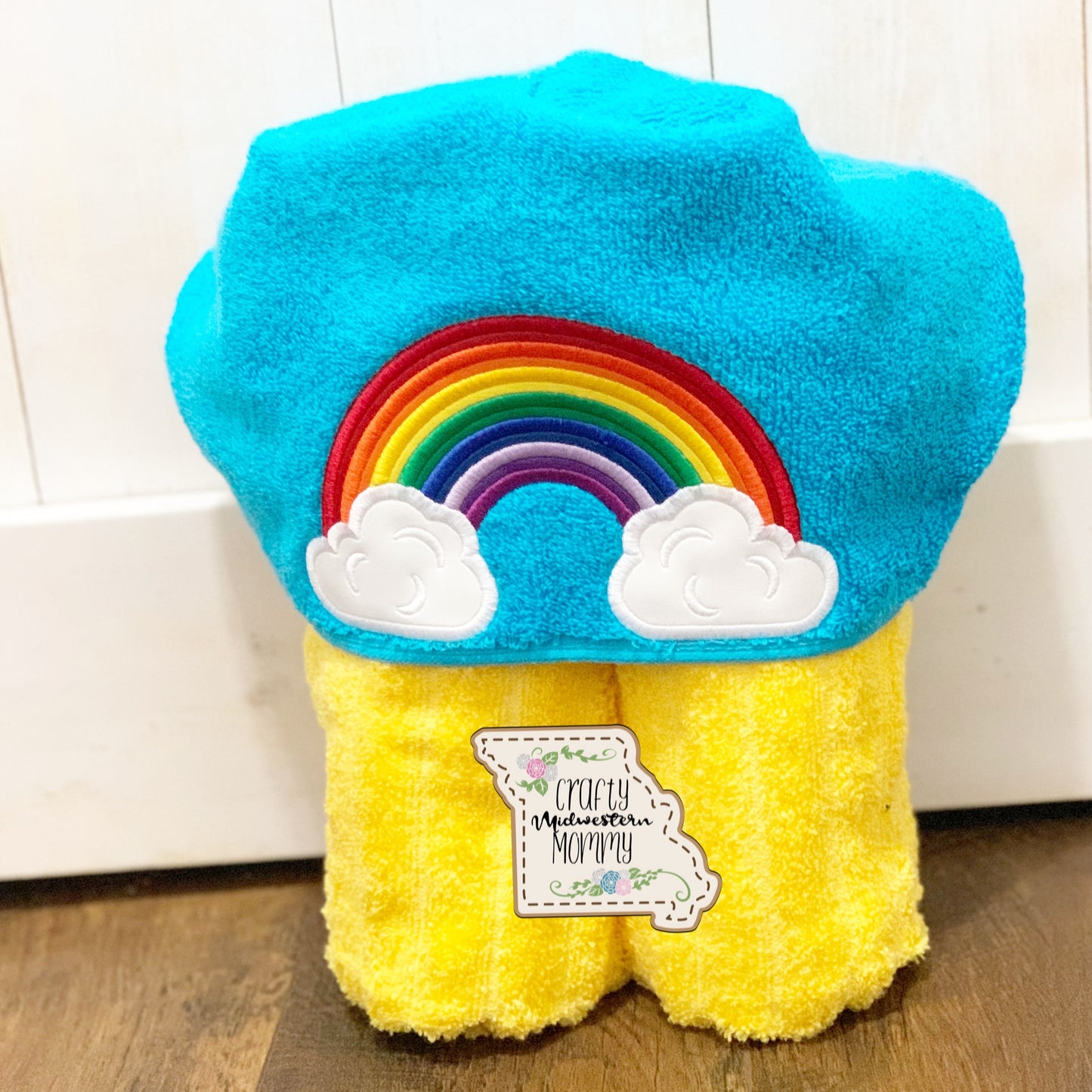 Rainbow Hooded Towel