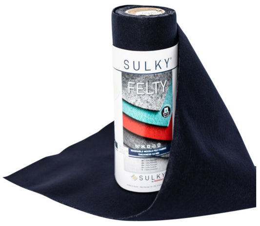 Sulky Felty Embroidery Felt - Dark Blue