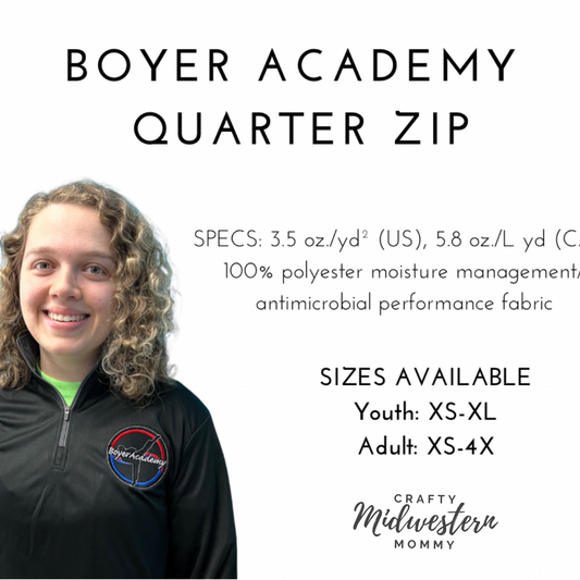 Boyer Academy Quarter Zip