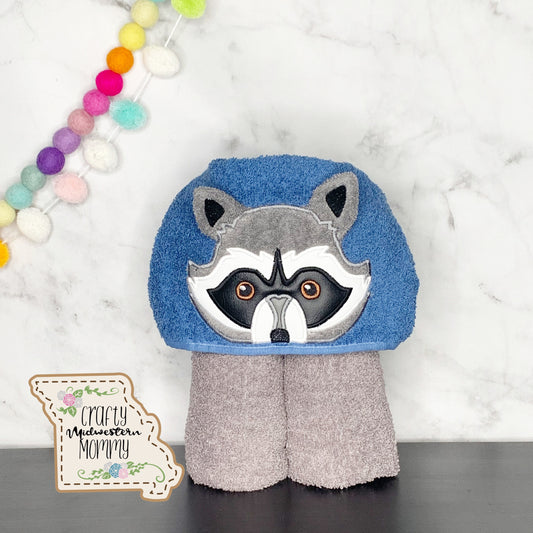 Raccoon Hooded Towel