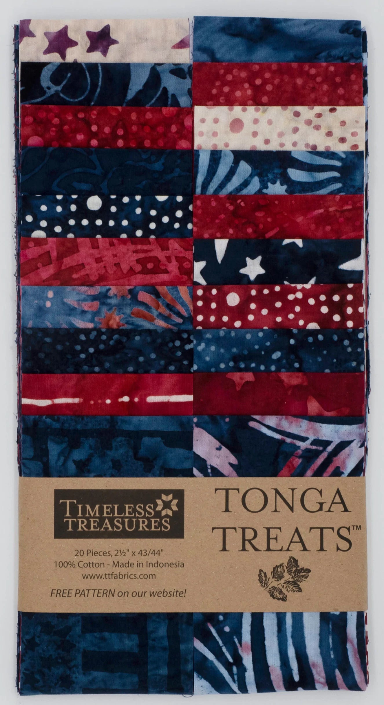Timeless Treasures Tonga Treats Junior - Firework