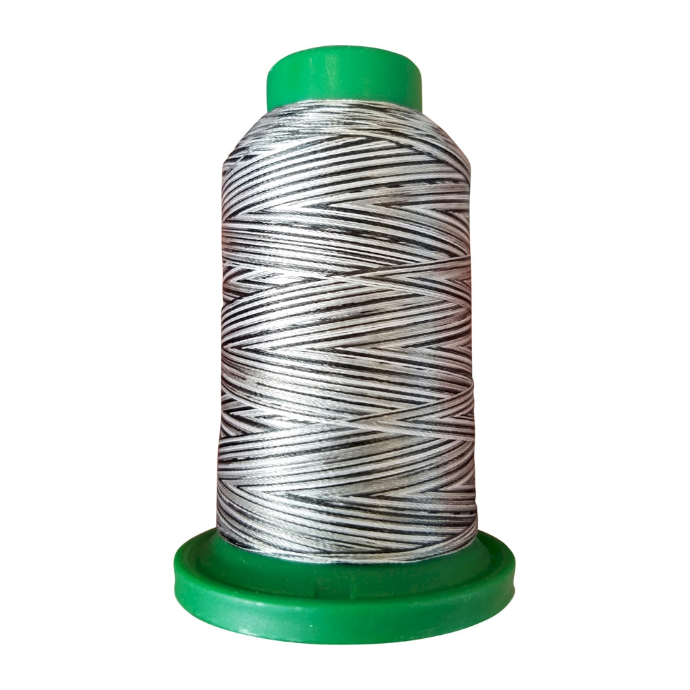 Isacord 40 Polyester Multicolor Variegated Thread 1000m #9005 Salt and Pepper