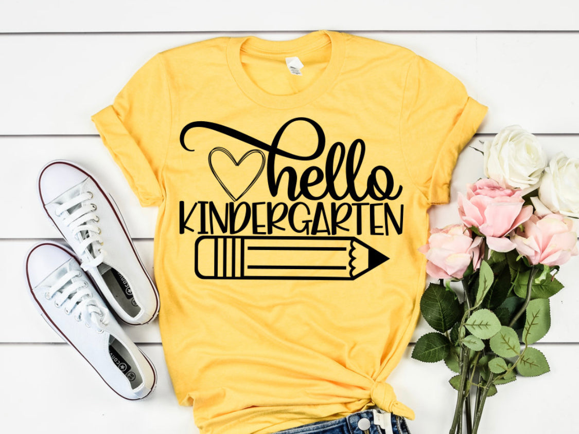 Hello Kindergarten Tee