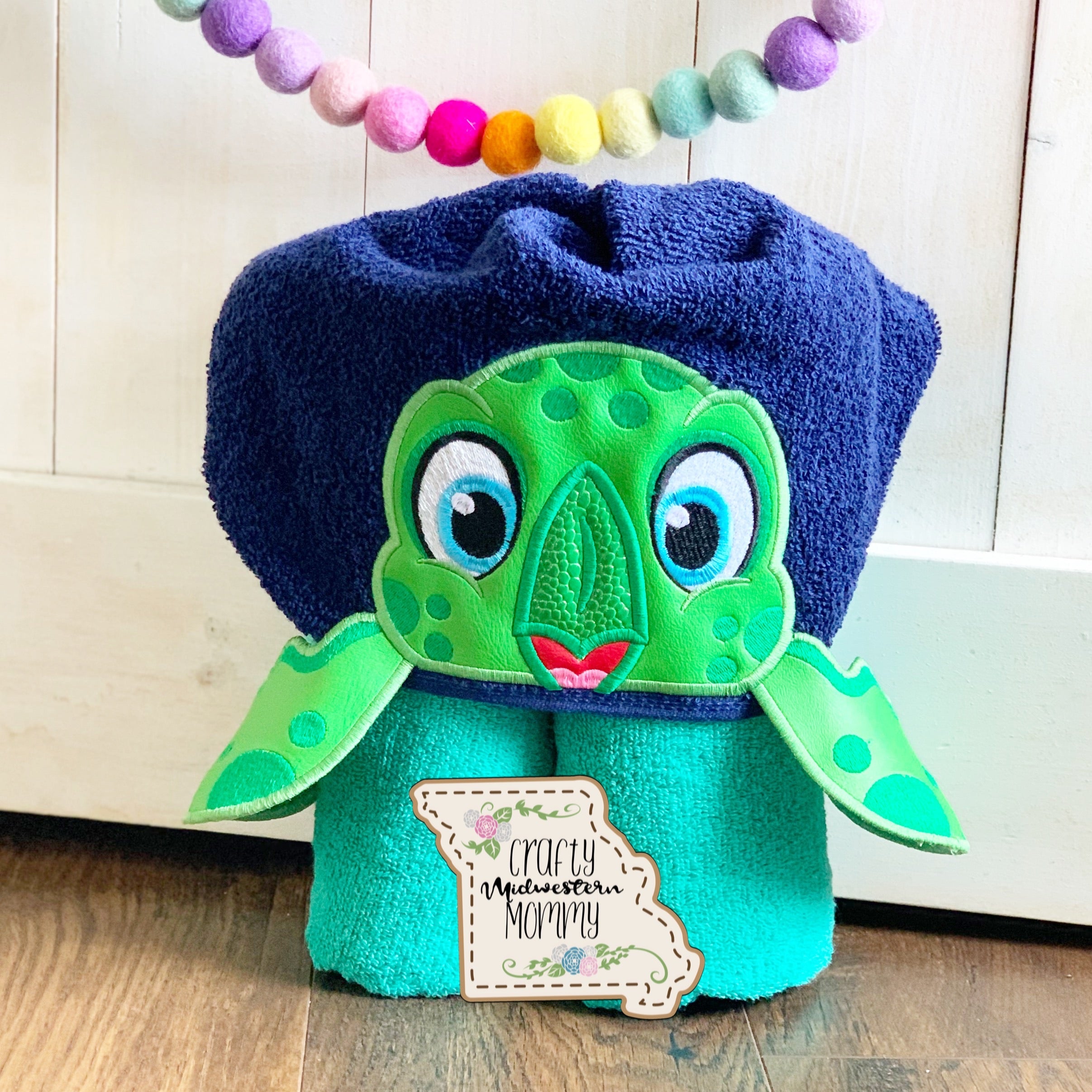 Turtle hooded towel hot sale