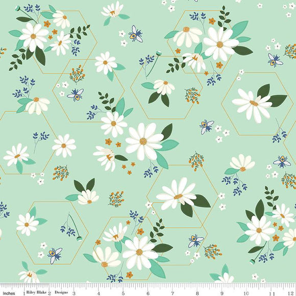 Riley Blake Daisy Fields Mint