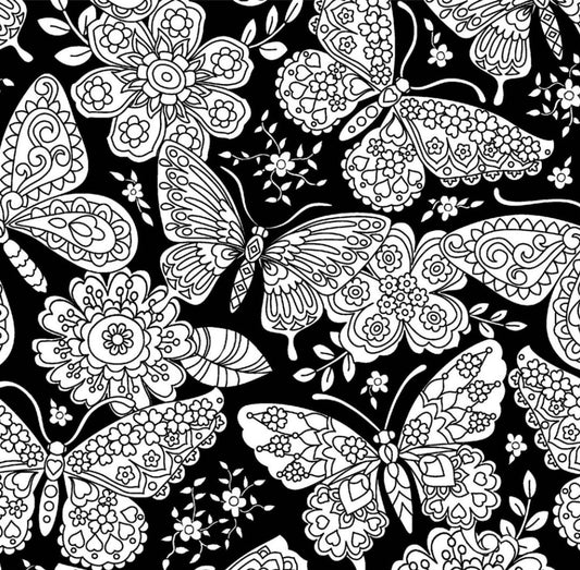 Michael Miller Fabrics Color Me Butterflies