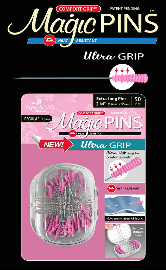 Magic Pin Ultra Grip Extra Long Regular 50pc