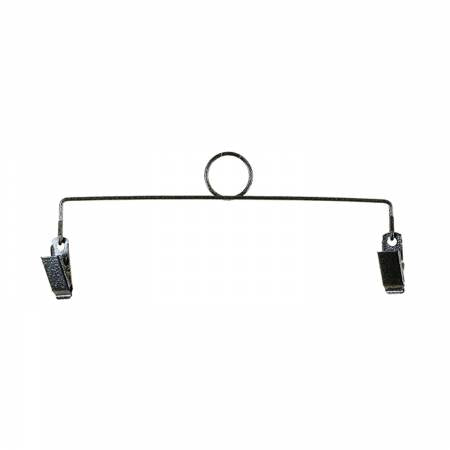 8in Ring Clip Quilt Hanger Charcoal