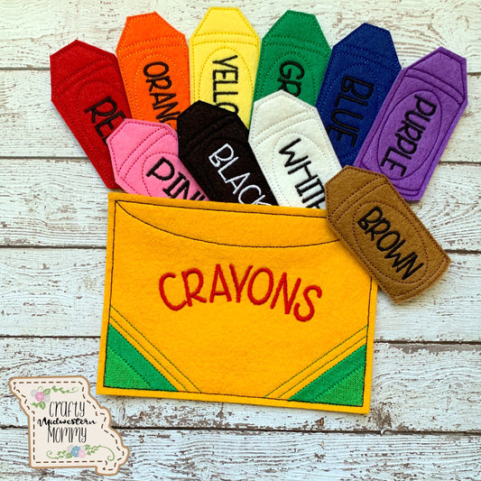 Crayon Finger Puppet