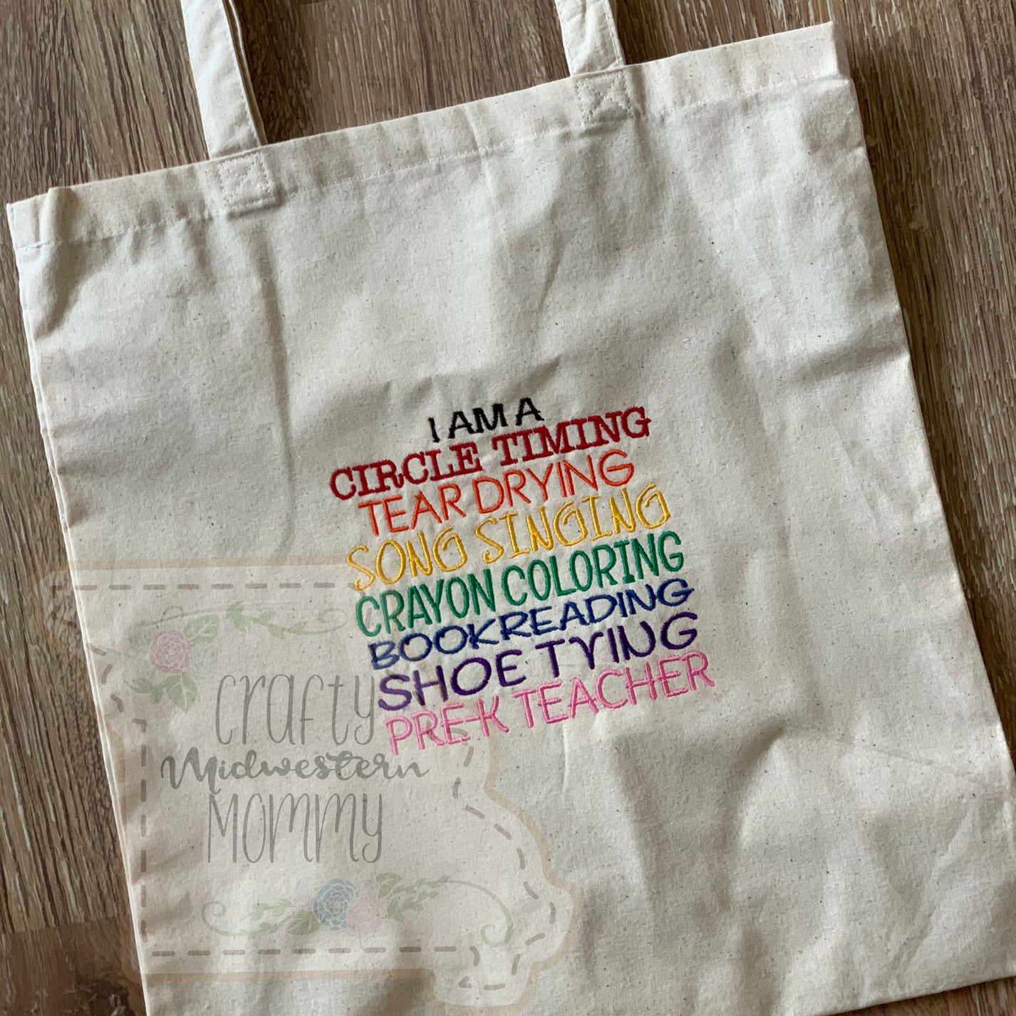 Pre K Subway Art Tote Bag – Crafty Midwestern Mommy