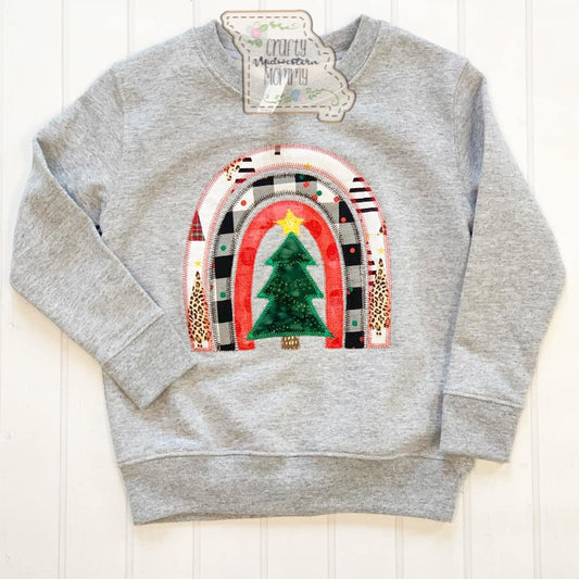 Christmas Rainbow Sweatshirt (Youth)