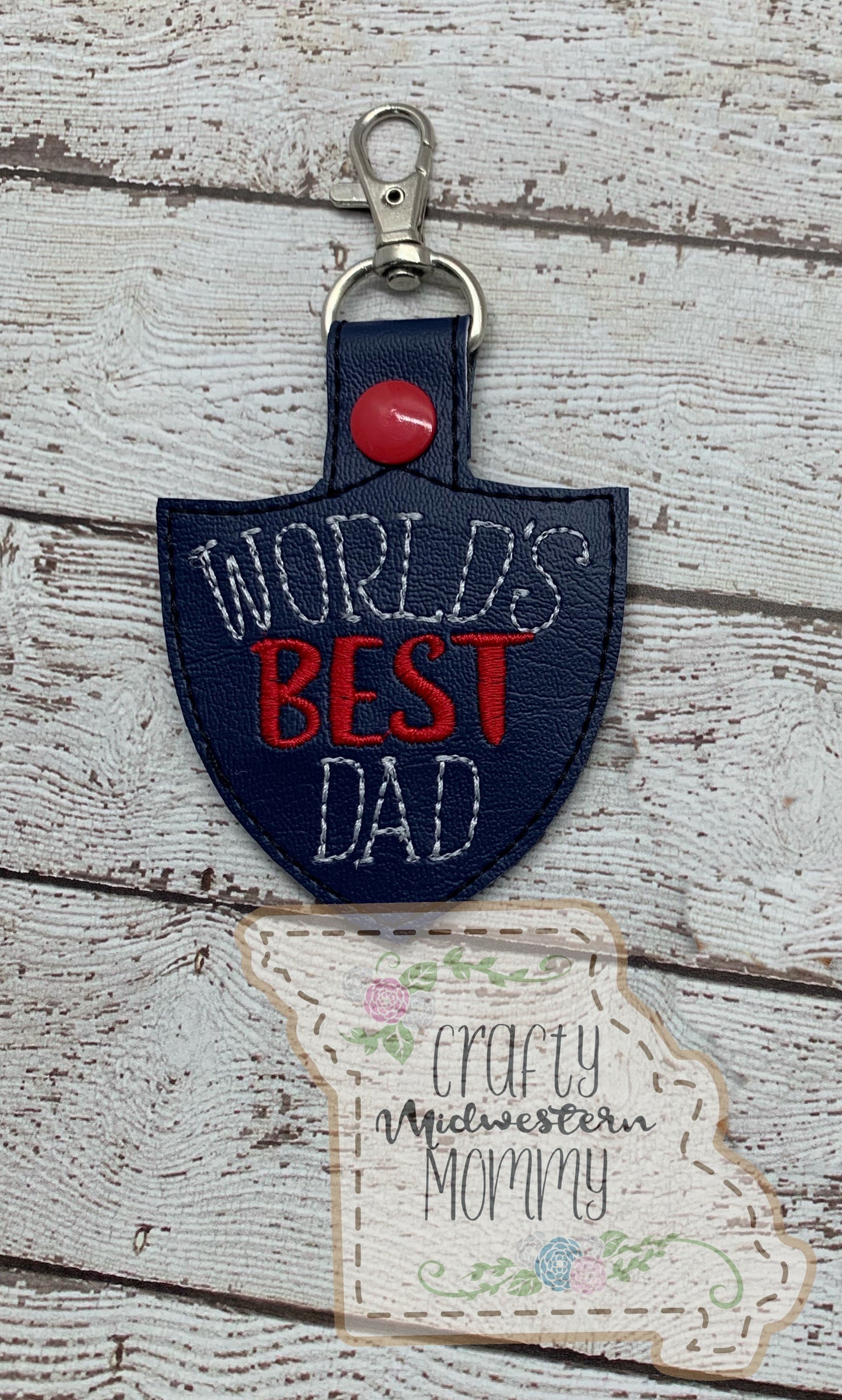 World's Best Dad Keychain